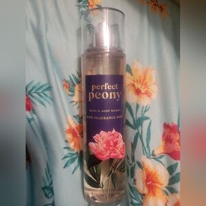 Bath & Body Works Perfect Peony Fragrance Mist Splash 8oz Rare Discontinued